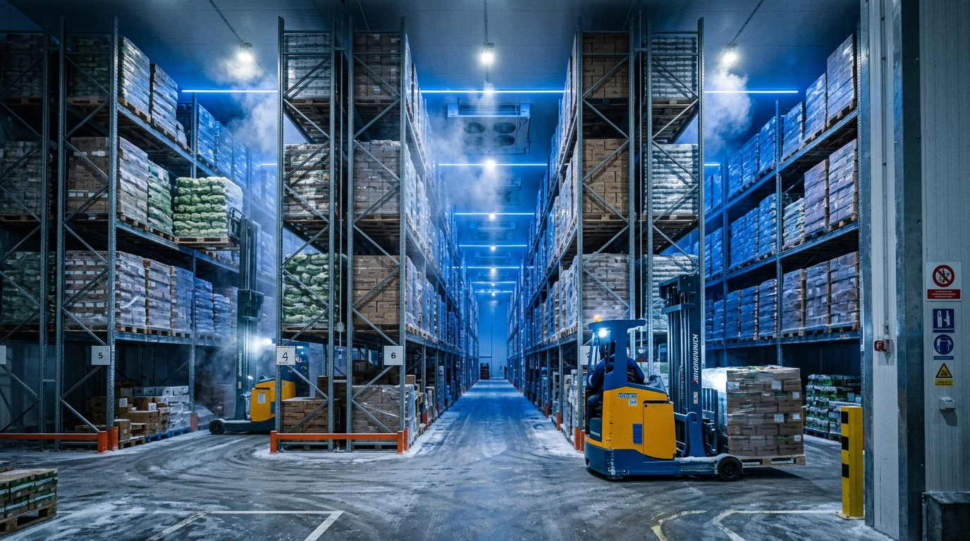Industrial Temperature-Controlled Cold Storage Hubs